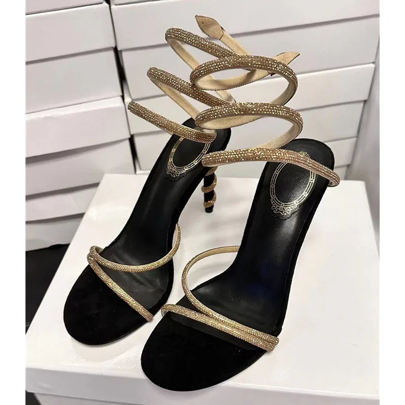 Luxury Snake High Heels