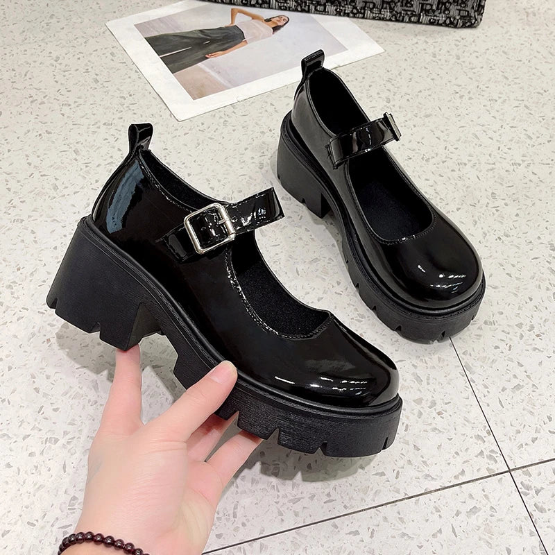 Vintage Japanese Platform Heels for Women