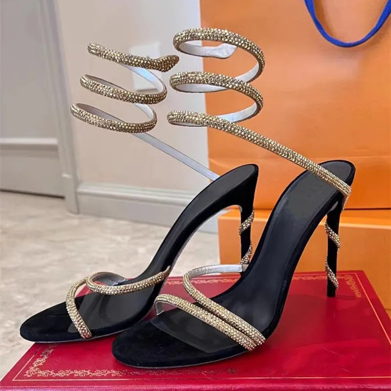Luxury Snake High Heels
